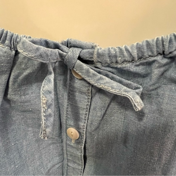Madewell Chambray Meriden Top in Vineshire Wash Blue Size - Picture 15 of 15